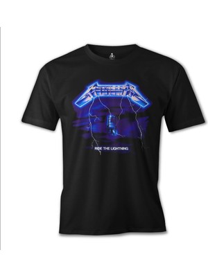 T-Shirt Metallica - Ride The Lightning Siyah Erkek Tshirt