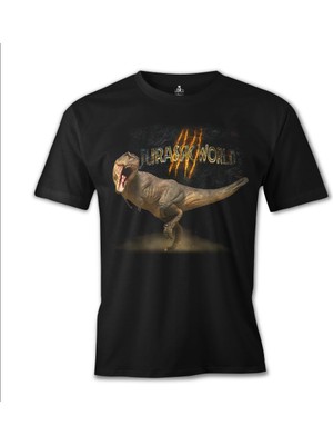 T-Shirt Jurassic World T-Rex Siyah Erkek Tshirt