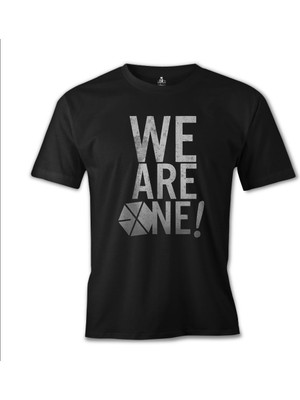 T-Shirt Exo - We Are One Siyah Erkek Tshirt