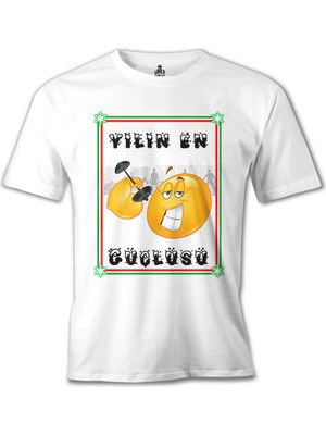 T-Shirt Yılın En Güçlüsü Beyaz Erkek Tshirt