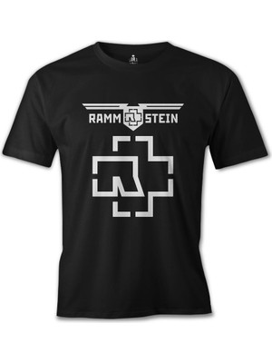 T-Shirt Rammstein - Logo Siyah Erkek Tshirt