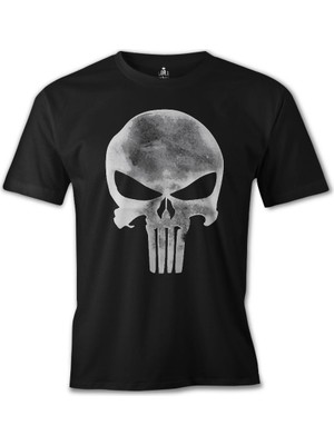 Llord T-Shirt T-Shirt Punisher - Logo Siyah Erkek T-Shirt