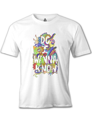 T-Shirt Arctic Monkeys - Do I Wanna Know Beyaz Erkek Tshirt