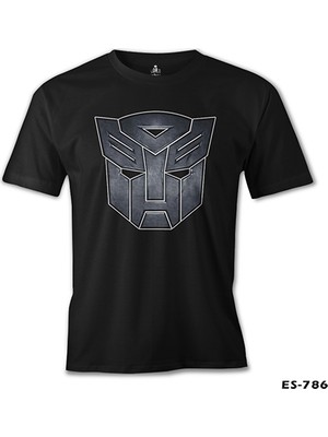 T-Shirt Transformers Logo 1 Siyah Erkek Tshirt