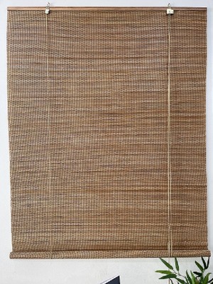 Bahçem Bambu Stor Perde Açık Kahverengi  120 x 180 cm