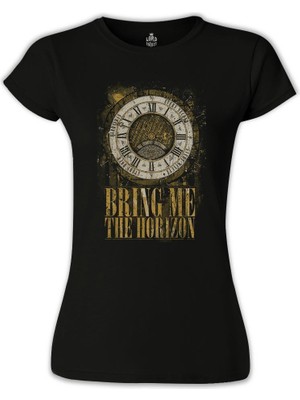 Llord T-Shirt Llordd T-Shirt Bring Me The Horizon - Clock Siyah Kadın T-Shirt