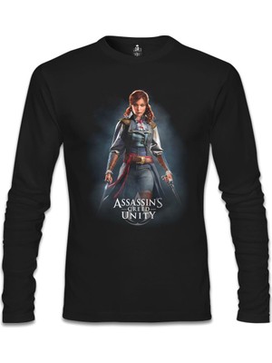 Llord T-Shirt Llordd T-Shirt Assassin's Creed Unity - Elise Siyah Erkek SweaT-Shirt