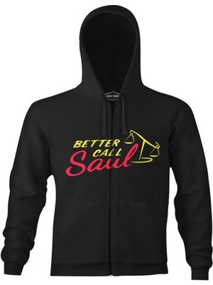 Llord T-Shirt Llordd T-Shirt Better Call Saul Siyah Erkek Kapüşonlu