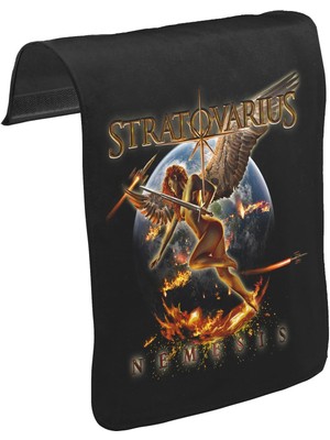 Lord T-Shirt T-Shirt T-Shirt Stratovarius - Nemesis Unisex Siyah Tak-Çıkar Postacı Çanta Kapağı CK-347