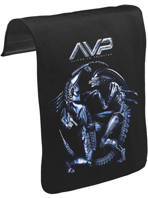 Lord T-Shirt T-Shirt T-Shirt Alien Vs Predator Unisex Siyah Tak-Çıkar Postacı Çanta Kapağı CK-251