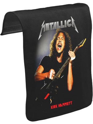 Lord T-Shirt T-Shirt T-Shirt Metallica - Kirk Hammett Unisex Siyah Tak-Çıkar Postacı Çanta Kapağı CK-292