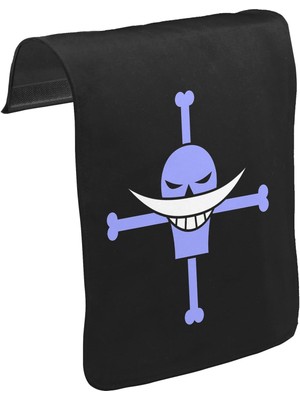 Lord T-Shirt T-Shirt T-Shirt One Piece - Roger Unisex Siyah Tak-Çıkar Postacı Çanta Kapağı CK-420