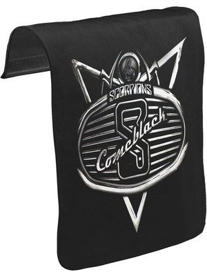 Lord T-Shirt T-Shirt T-Shirt Scorpions - Come Black Unisex Siyah Tak-Çıkar Postacı Çanta Kapağı CK-466