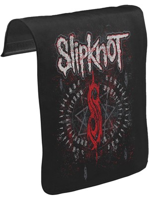 Lord T-Shirt T-Shirt T-Shirt Slipknot - Logo Unisex Siyah Tak-Çıkar Postacı Çanta Kapağı CK-414