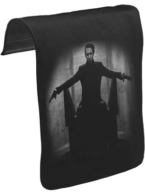 Lord T-Shirt T-Shirt T-Shirt Marilyn Manson Iı Unisex Siyah Tak-Çıkar Postacı Çanta Kapağı CK-617