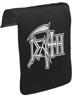 Lord T-Shirt T-Shirt T-Shirt Death - Logo Iı Unisex Siyah Tak-Çıkar Postacı Çanta Kapağı CK-834