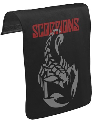Lord T-Shirt T-Shirt T-Shirt Scorpions - Scorpion Unisex Siyah Tak-Çıkar Postacı Çanta Kapağı CK-468