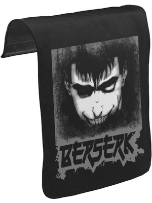 Lord T-Shirt T-Shirt T-Shirt Berserk - Gatsu Unisex Siyah Tak-Çıkar Postacı Çanta Kapağı CK-752