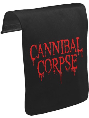 Lord T-Shirt T-Shirt T-Shirt Cannibal Corpse Unisex Siyah Tak-Çıkar Postacı Çanta Kapağı CK-731