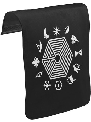 Lord T-Shirt T-Shirt T-Shirt Exo - Exoplanet Unisex Siyah Tak-Çıkar Postacı Çanta Kapağı CK-808