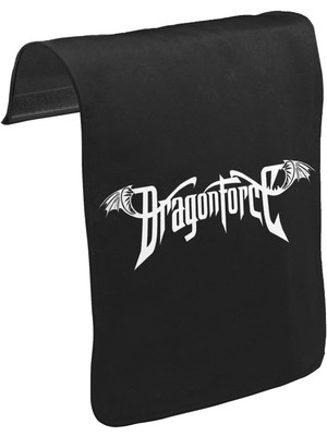 Lord T-Shirt T-Shirt T-Shirt Dragonforce - Logo Unisex Siyah Tak-Çıkar Postacı Çanta Kapağı CK-829