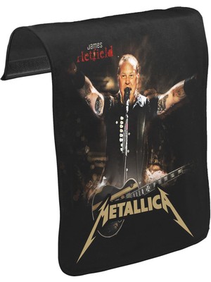 Lord T-Shirt T-Shirt T-Shirt Metallica - James Concert Unisex Siyah Tak-Çıkar Postacı Çanta Kapağı CK-119