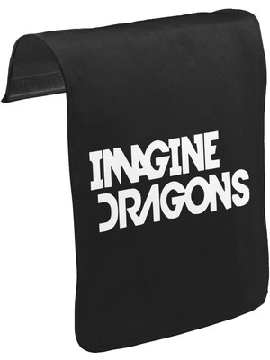 Lord T-Shirt T-Shirt T-Shirt Imagine Dragons - Logo Unisex Siyah Tak-Çıkar Postacı Çanta Kapağı CK-953