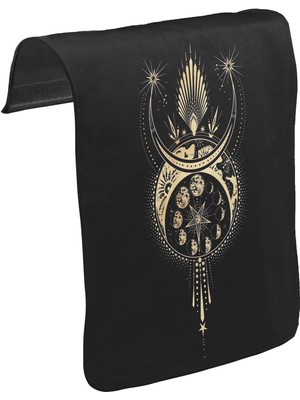 Lord T-Shirt T-Shirt T-Shirt Ay Tacı Unisex Siyah Tak-Çıkar Postacı Çanta Kapağı CK-1665