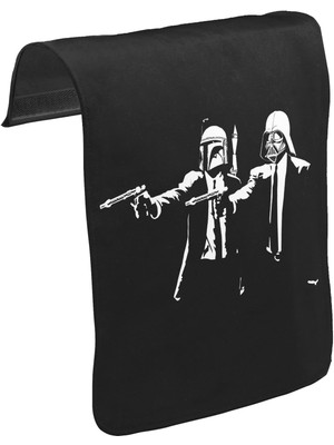 Lord T-Shirt T-Shirt T-Shirt Star Wars & Pulp Fiction Unisex Siyah Tak-Çıkar Postacı Çanta Kapağı CK-572