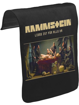 Lord T-Shirt T-Shirt T-Shirt Rammstein - Liebe Ist Für Alle Da Unisex Siyah Tak-Çıkar Postacı Çanta Kapağı Ck-49