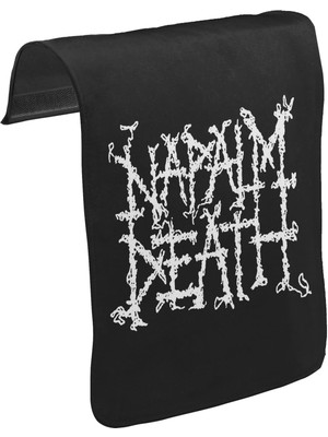 Lord T-Shirt T-Shirt T-Shirt Napalm Death Unisex Siyah Tak-Çıkar Postacı Çanta Kapağı CK-544