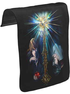 Lord T-Shirt T-Shirt T-Shirt Death Note - Iı Unisex Siyah Tak-Çıkar Postacı Çanta Kapağı CK-552