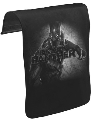 Lord T-Shirt T-Shirt T-Shirt Black Panther Unisex Siyah Tak-Çıkar Postacı Çanta Kapağı CK-1239
