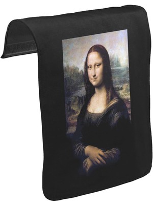 Lord T-Shirt T-Shirt T-Shirt Mona Lisaunisex Siyah Tak-Çıkar Postacı Çanta Kapağı CK-1009