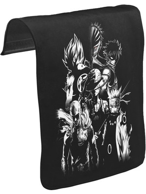 Lord T-Shirt T-Shirt T-Shirt Anime Heros Unisex Siyah Tak-Çıkar Postacı Çanta Kapağı CK-1373