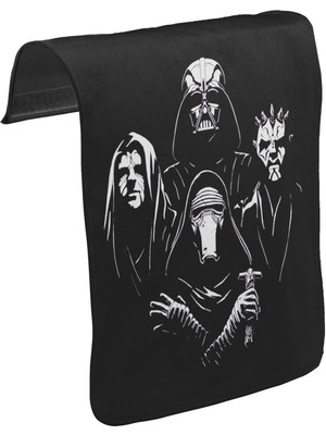 Lord T-Shirt T-Shirt T-Shirt Star Wars - Kings Unisex Siyah Tak-Çıkar Postacı Çanta Kapağı CK-771