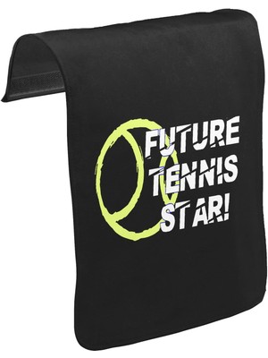Lord T-Shirt T-Shirt T-Shirt Tenis Star Future  Unisex Siyah Tak-Çıkar Postacı Çanta Kapağı CK-1053