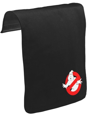 Lord T-Shirt T-Shirt T-Shirt Ghost Busters Logo Unisex Siyah Tak-Çıkar Postacı Çanta Kapağı CK-795