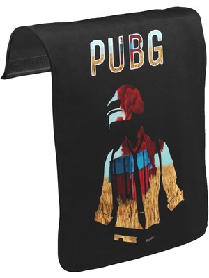 Lord T-Shirt T-Shirt T-Shirt Pubg - Red Storm Unisex Siyah Tak-Çıkar Postacı Çanta Kapağı CK-1405