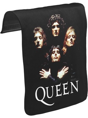 Lord T-Shirt T-Shirt T-Shirt Queen - Bohemian Rhapsody Unisex Siyah Tak-Çıkar Postacı Çanta Kapağı CK-1430