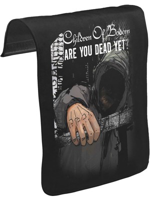 Lord T-Shirt T-Shirt T-Shirt Children Of Bodom - Are You Dead Yet? Unisex Siyah Tak-Çıkar Postacı Çanta Kapağı CK-124