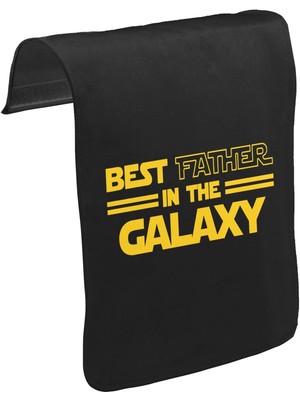 Lord T-Shirt T-Shirt T-Shirt Star Wars - Best Father Unisex Siyah Tak-Çıkar Postacı Çanta Kapağı CK-1514