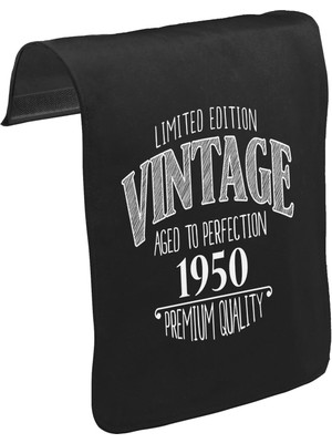 Lord T-Shirt T-Shirt T-Shirt Vintage Premium 1950 Unisex Siyah Tak-Çıkar Postacı Çanta Kapağı CK-1572