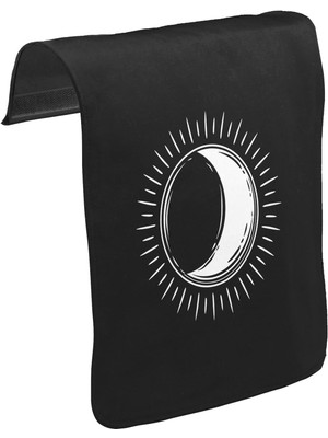 Lord T-Shirt T-Shirt T-Shirt Full Sun Half Moon Unisex Siyah Tak-Çıkar Postacı Çanta Kapağı CK-1704
