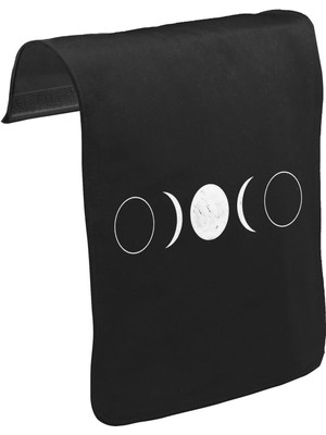 Lord T-Shirt T-Shirt T-Shirt Full Moon Double Half Unisex Siyah Tak-Çıkar Postacı Çanta Kapağı CK-1705