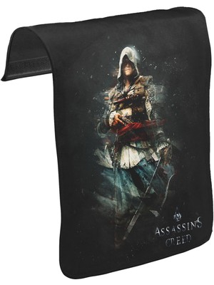 Lord T-Shirt T-Shirt T-Shirt Assassin's Creed Iı Unisex Siyah Tak-Çıkar Postacı Çanta Kapağı CK-201