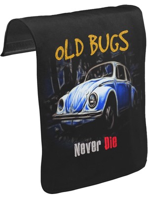 Lord T-Shirt T-Shirt T-Shirt Old Bugs Unisex Siyah Tak-Çıkar Postacı Çanta Kapağı CK-207