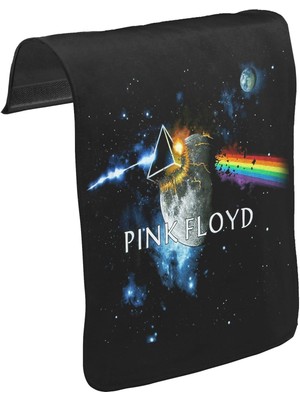 Lord T-Shirt T-Shirt T-Shirt Pink Floyd - Above The Moon Unisex Siyah Tak-Çıkar Postacı Çanta Kapağı CK-223