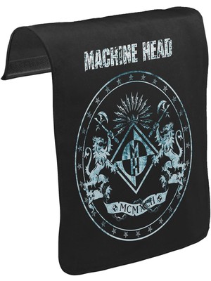 Lord T-Shirt T-Shirt T-Shirt Machine Head - Mcmxcıı Unisex Siyah Tak-Çıkar Postacı Çanta Kapağı CK-607