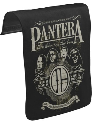 Lord T-Shirt T-Shirt T-Shirt Pantera - High Noon Unisex Siyah Tak-Çıkar Postacı Çanta Kapağı CK-1181